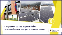 Superservicios instala paneles solares para contribuir con el uso de tecnología energética no convencional
