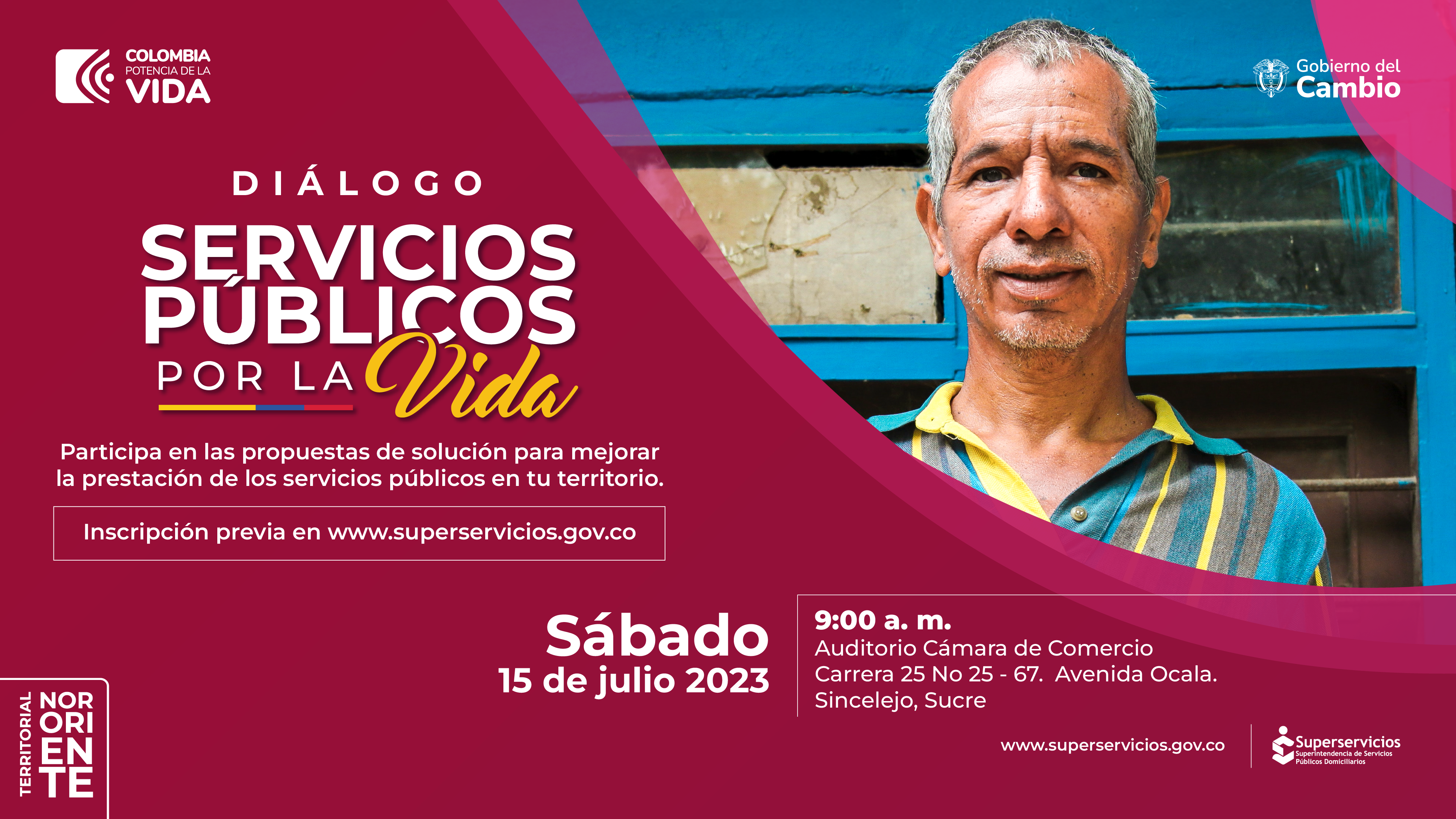 Diálogos Servicios Públicos por la Vida en Sincelejo, Sucre
