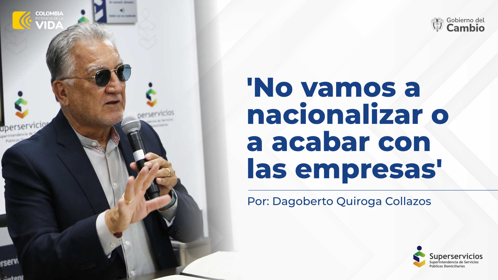 Superintendente Dagoberto Quiroga  