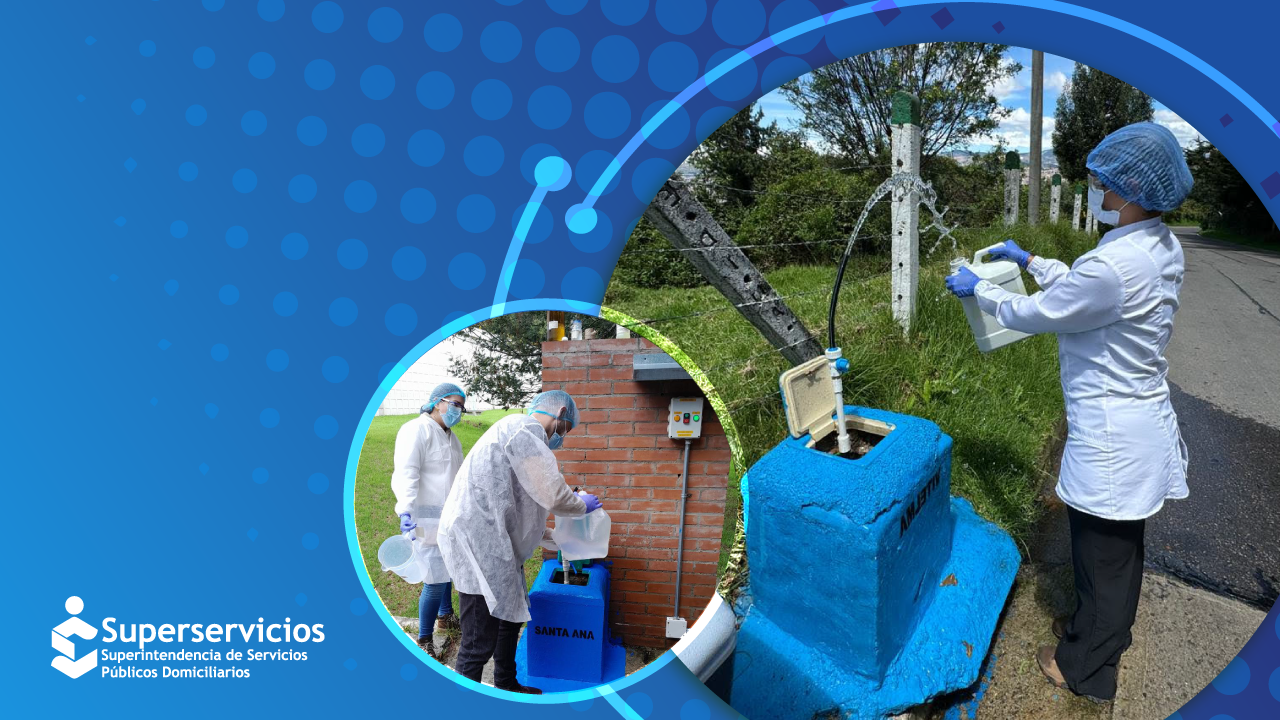 La Superintendencia de Servicios Públicos Domiciliarios realizó el proceso de toma de muestras de calidad de agua en varios puntos de la capital 