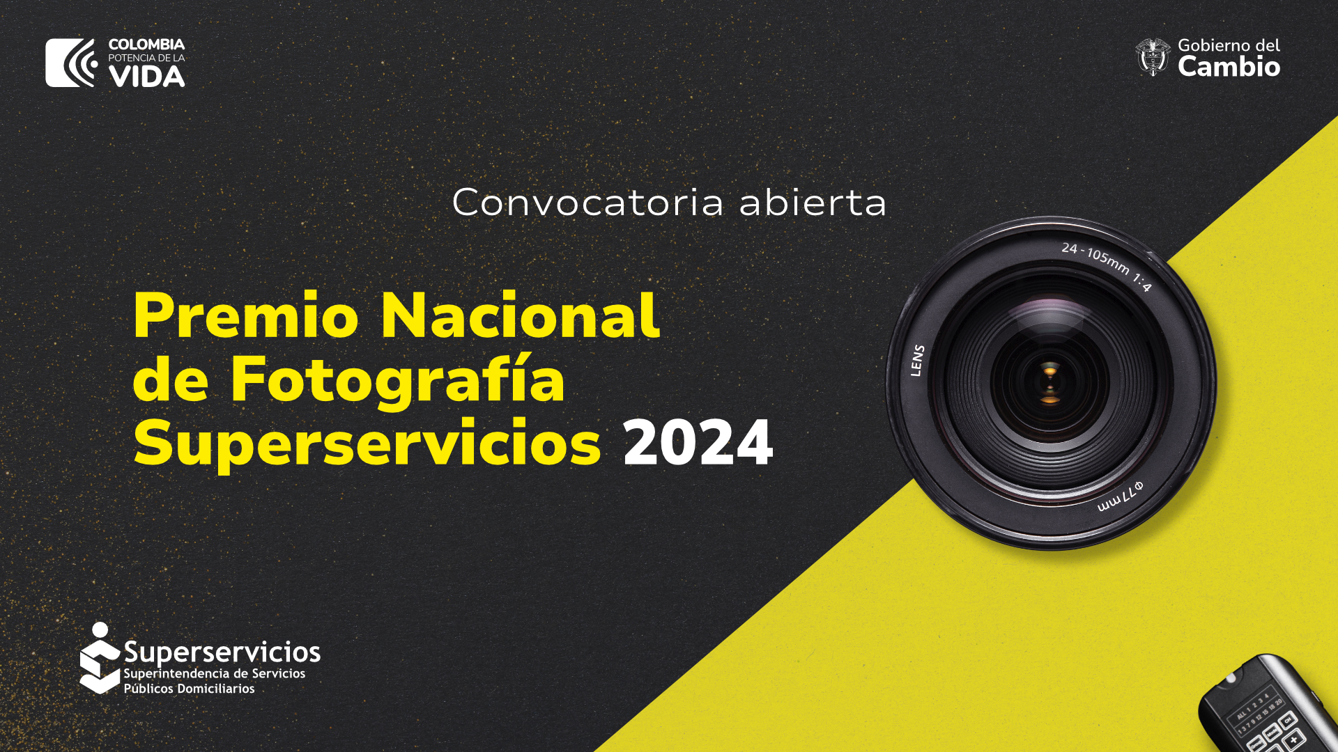 Convocatoria del Premio Nacional de Fotografía Superservicios 2024