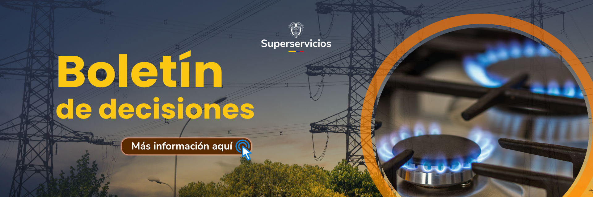 Imagen referente a los servicios de energía y gas 