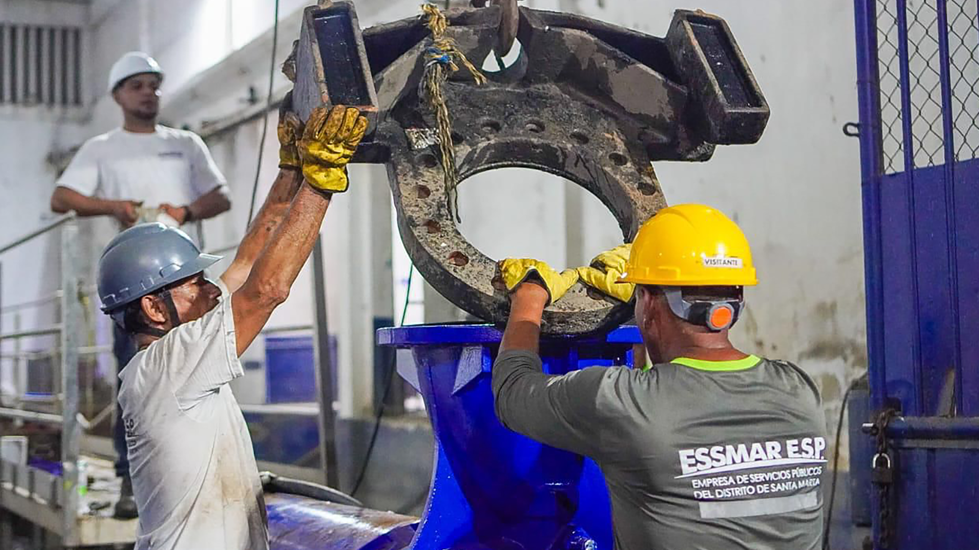 Bomba sumergible Sulzer de la Estación de Bombeo de Aguas Residuales (EBAR)