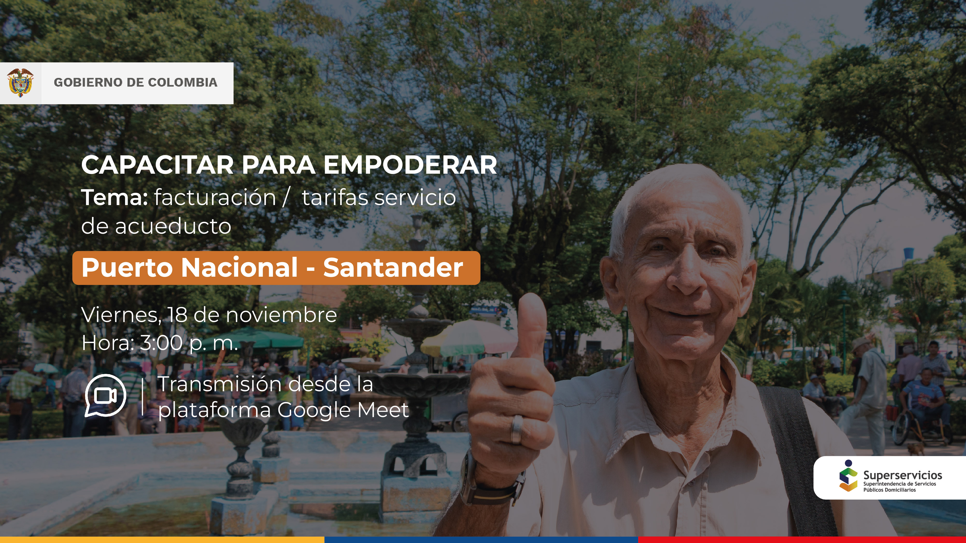 En Puerto Nacional, Santander hablaremos sobre la facturación del servicio de aseo, esto con el fin de promover el control social 
