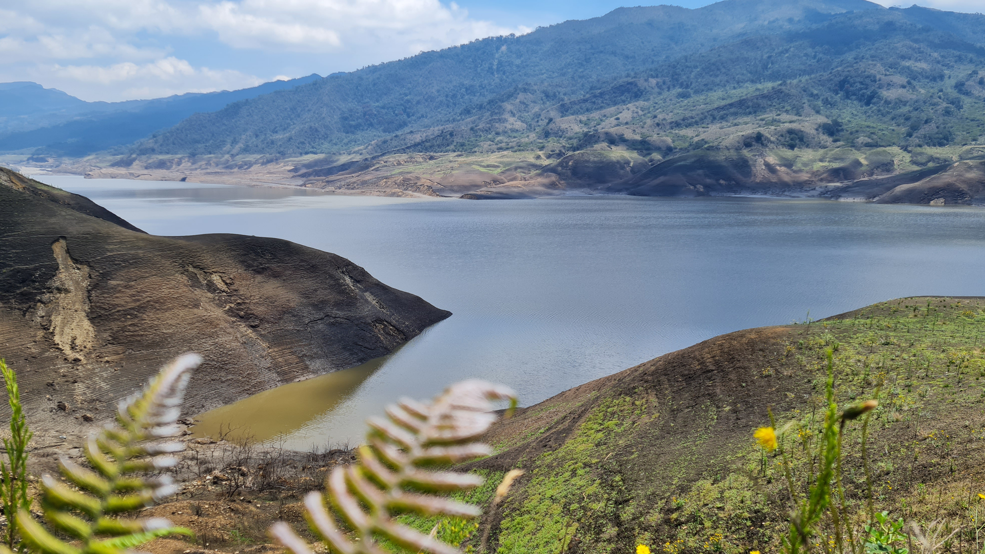 Embalse de Chuza, tomado durante visita de inspección de la Superservicios 