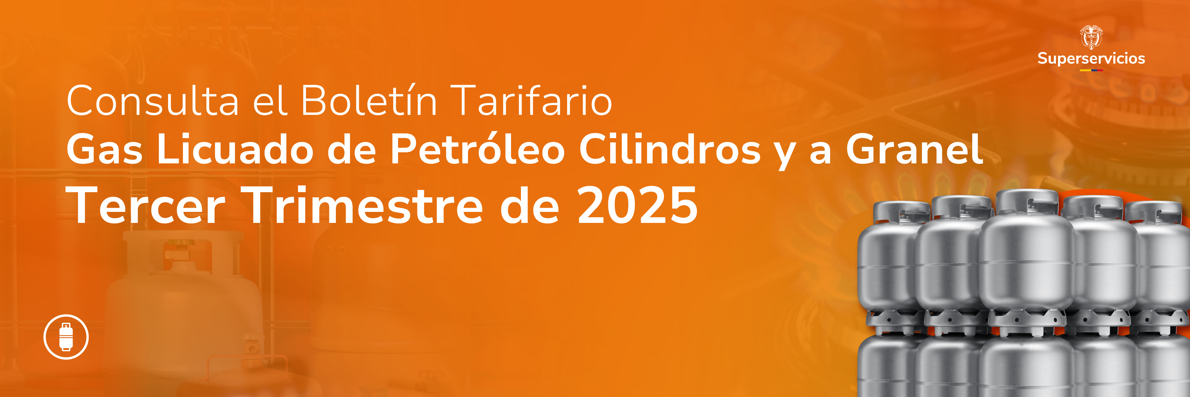 Boletín tarifario de GLP III Trimestre 2025